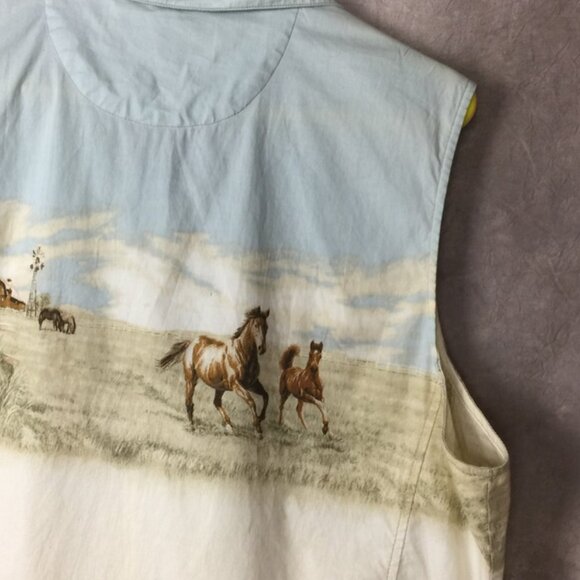 Bit and Bridle Sleeveless Tank Top Horse Shirt XXL Horse Lover - Picture 5 of 10